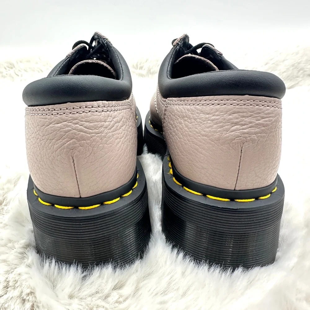 Dr Martens‎ 8053 Quad PISA Leather Platform Casual Shoes Peach Beige US 9 NWOT